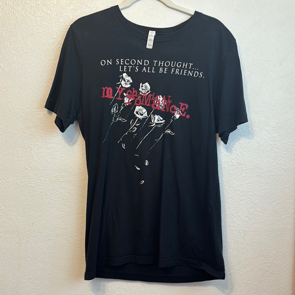 MY CHEMICAL ROMANCE OFFICIAL MERCH ON SECOND THOUGHT LETS ALL BE FRIENDS